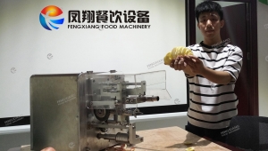  Fengxiang own research and development of new products： Apple peeling coring and slicing machine