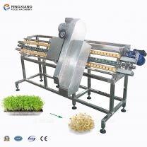 DY-I Automatic Tray Band Saw Machine Bean Sprout Heading Cutting Machine