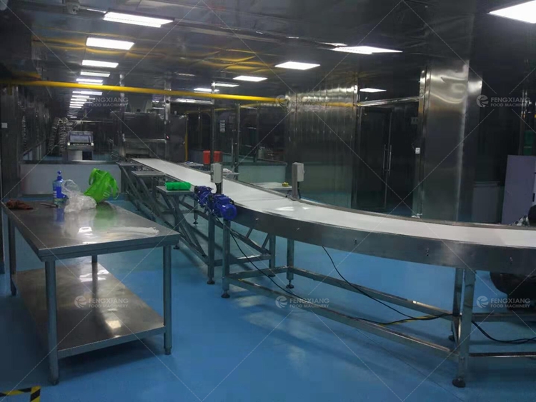 Food Grade Turning conveyor with PVC belt