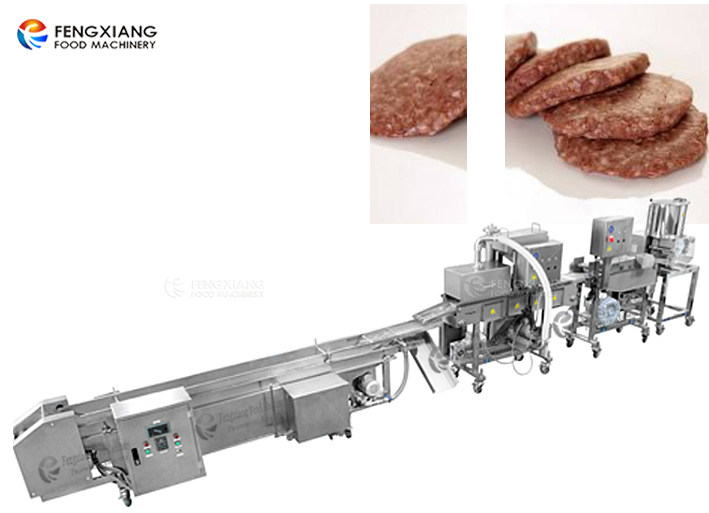 Fengxiang Commercial Fully Automatic Meat Hamburg Patty Forming Maker Machine