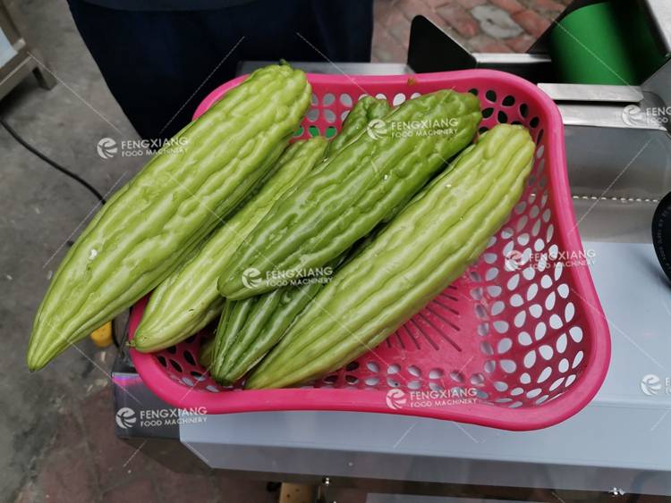 Bitter Gourd Slice Cutting Machine