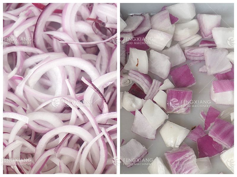 onion dice cutting machine