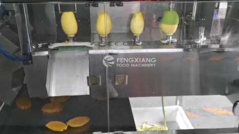 Commercial Fruit Mango Peeling Coring Slicing Machine 