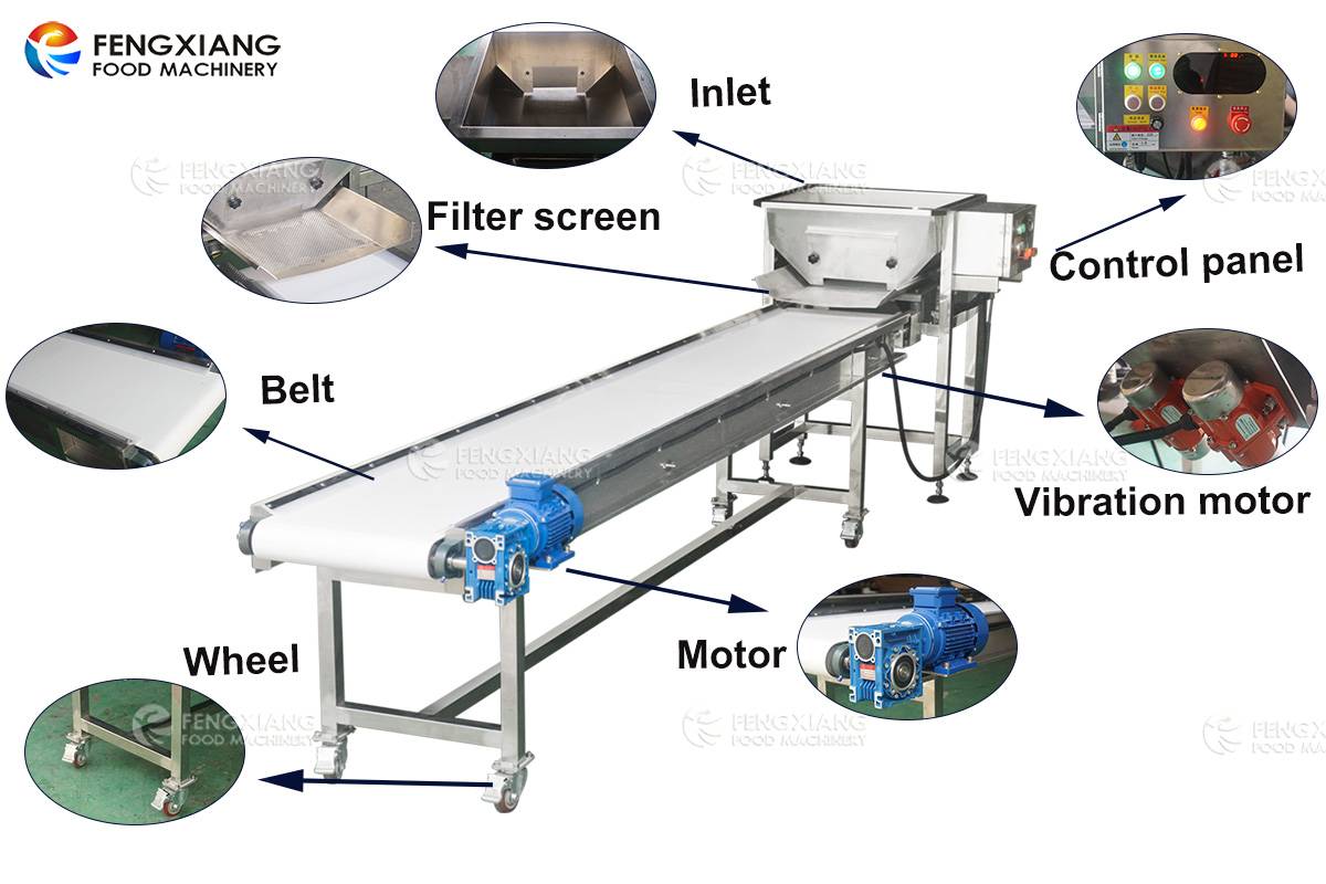 Automatic Horizontal Powder vibrating feeder conveyor