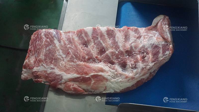 Two-dimensional Frozen Pork Ribs Chopping Machine