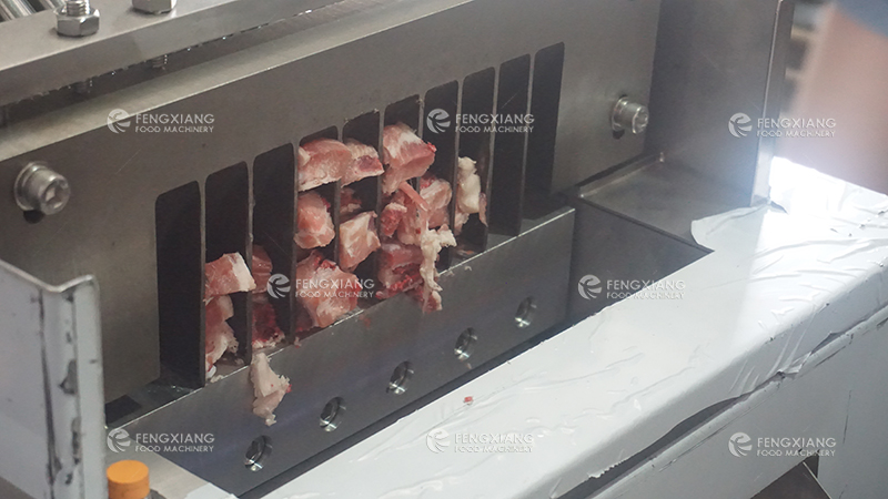 Two-dimensional Frozen Pork Ribs Chopping Machine