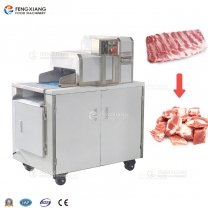 FZD-360 Two-dimensional Frozen Meat Cutting Dicer Pork Ribs Chopping Machine