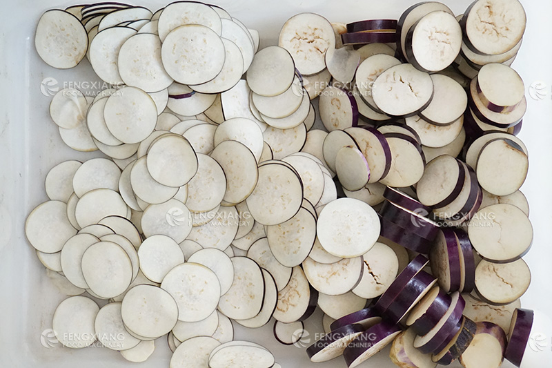 Eggplant Slicing Machine