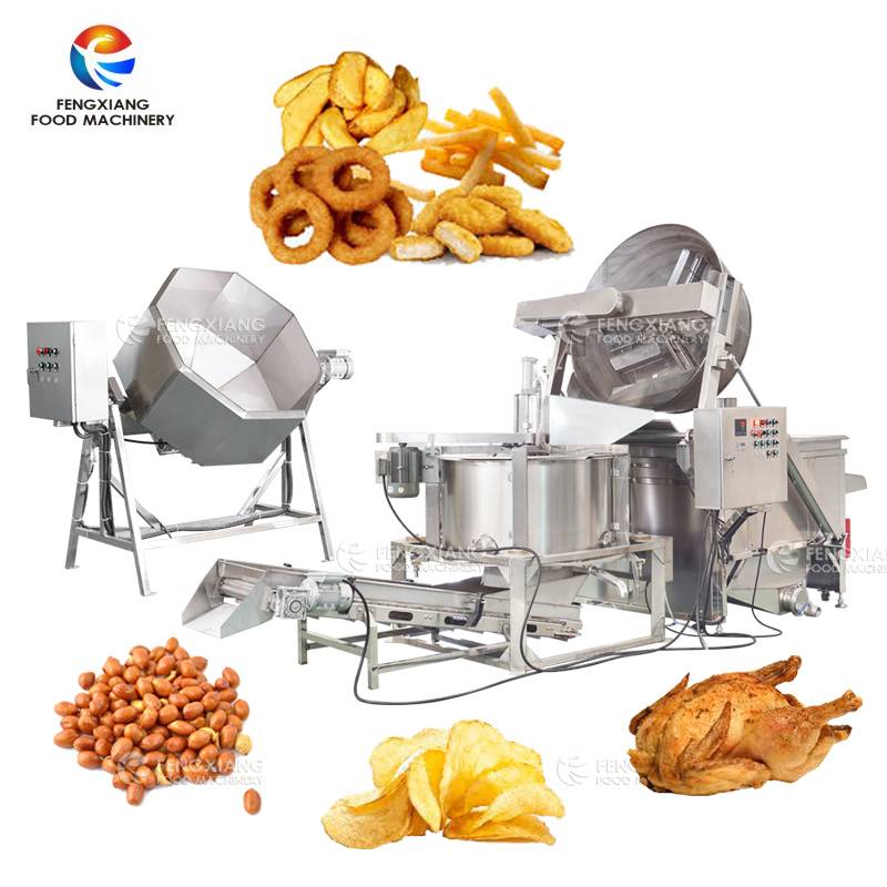 Industrial Food Frying Production Line