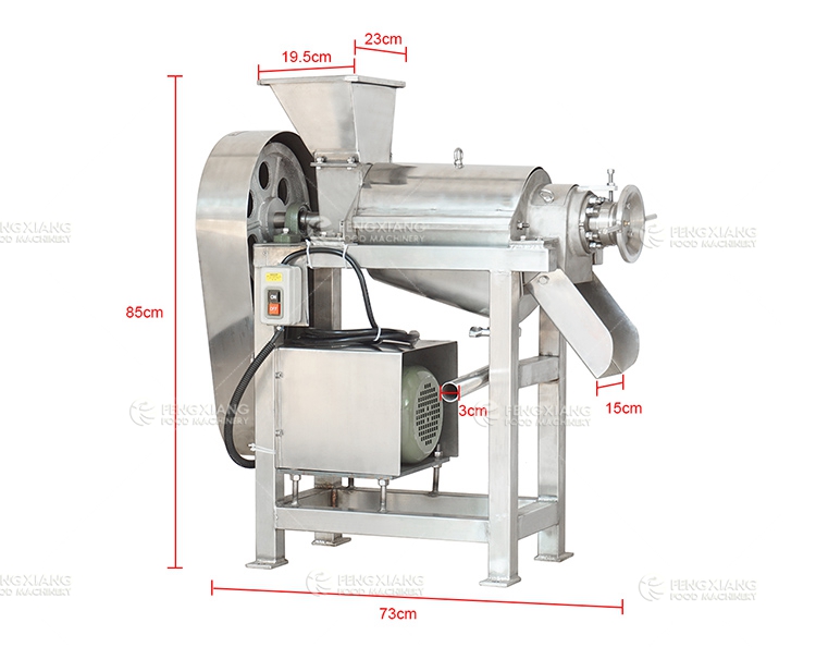 Fruit and Vegetable Juice Crushing Screw Extractor Machine