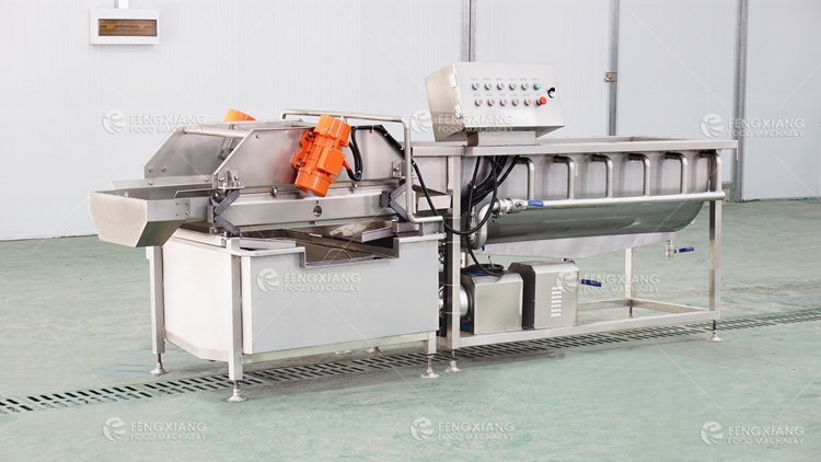 Vortex Type Vegetable and Fruit Washing Dewatering Machine