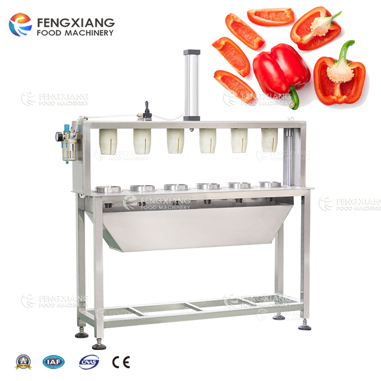 Automatic Vegetable Coring and Splitting Machine