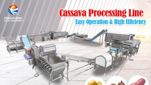 Cassava Production Line tapioca starch flour processing machine line