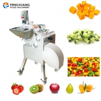 CD-800 Fruit and Vegetable Strawberry Potato Carrot Onion Garlic Pepper Mango Cube Cutting Dicing Machine