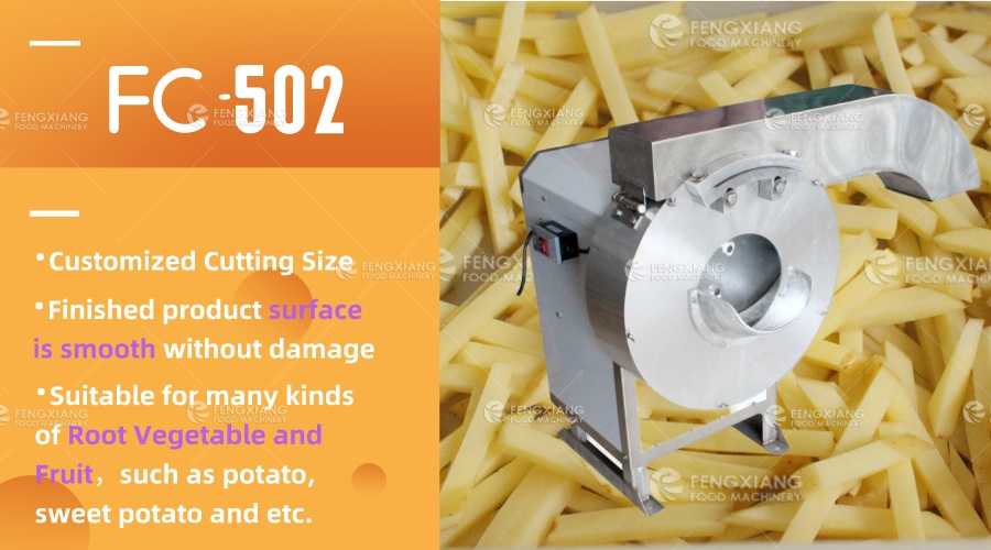 french fries cutting machine