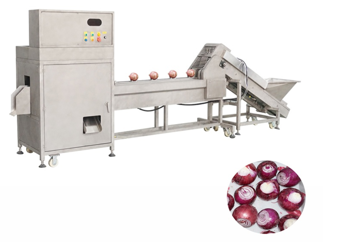 onion top and tail cutting machine
