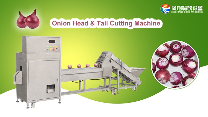 onion head and tail cutting machine