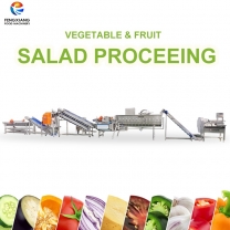 Fengxiang Vegetable Salad Processing Line for Cutting, Bubble Washing, Dehydrating