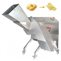 Large capacity industrial commercial crinkle wave shaped french fries cutting machine, potato chip cutting machine