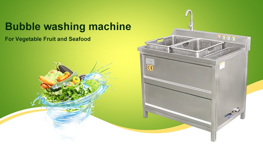 vegetable fruit bubble washing machine