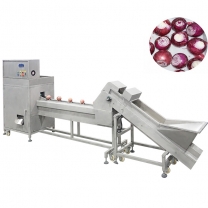 Industry semi-automatic onion head and tail cutting equipment, root remove cutter machine