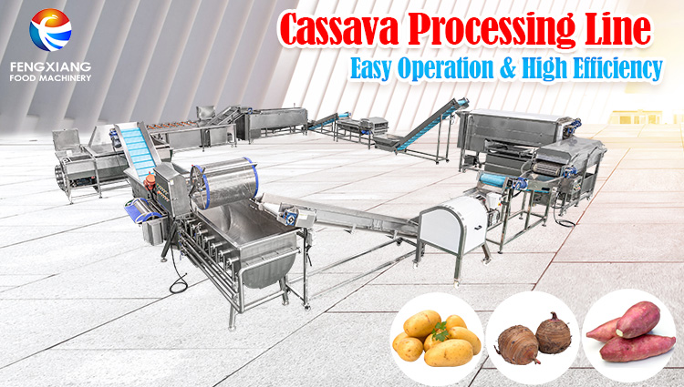 cassava processing line