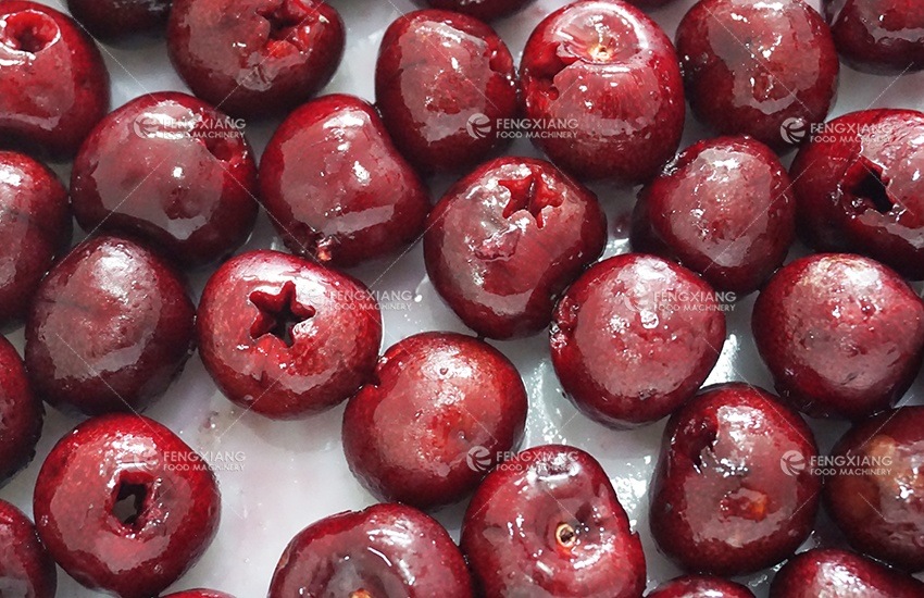 cherry pitting