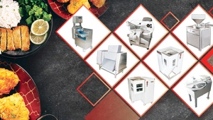 Automated meat cutting equipment convenience in storage and processing of meat