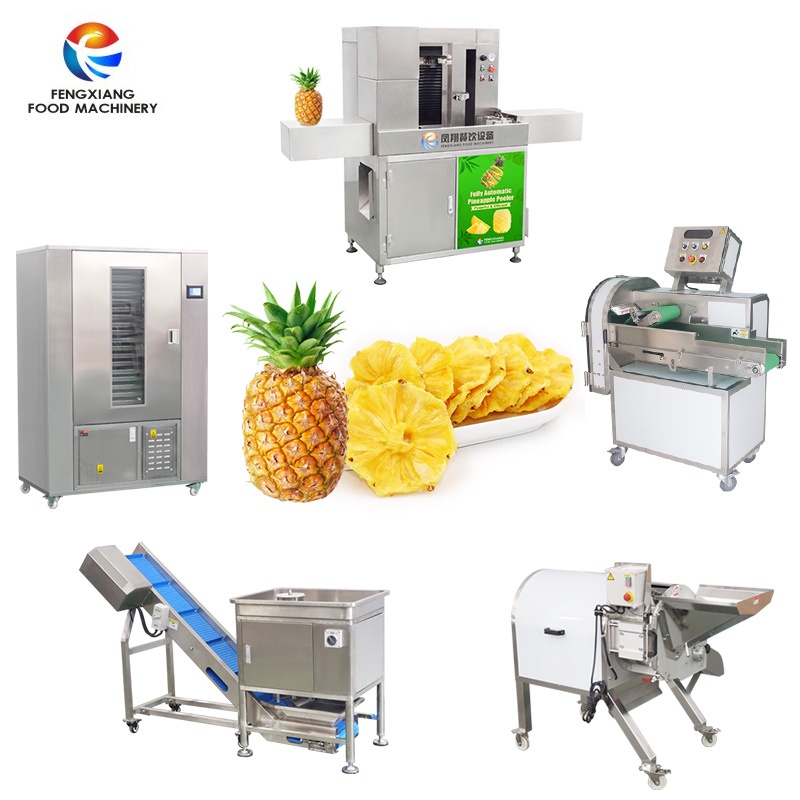 fruit pineapple slicing drying machine