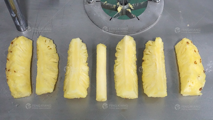 pineapple coring spliting machine
