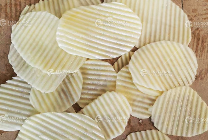 potato crinkle chips making machine